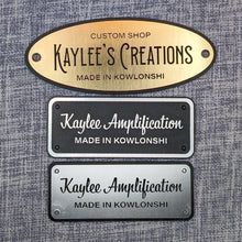 Load image into Gallery viewer, Custom Amp Badge or Name Plate