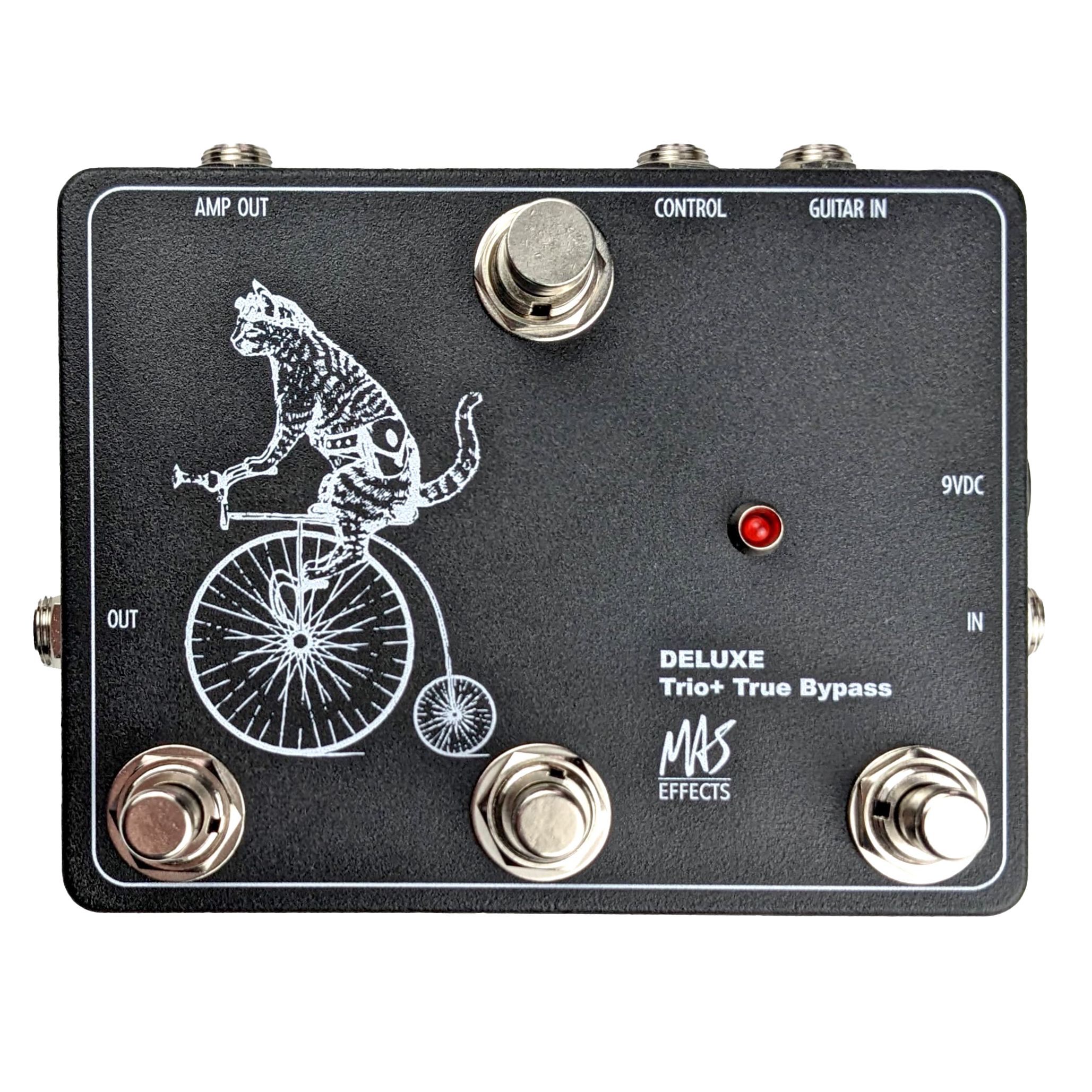 Trio+ True bypass with FS3X compatible foot switch – MAS Effects