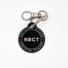 Load image into Gallery viewer, NBCT aluminum keychain - National Board Certified Teacher
