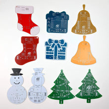 Load image into Gallery viewer, Holiday Pedal Ornament PCBs
