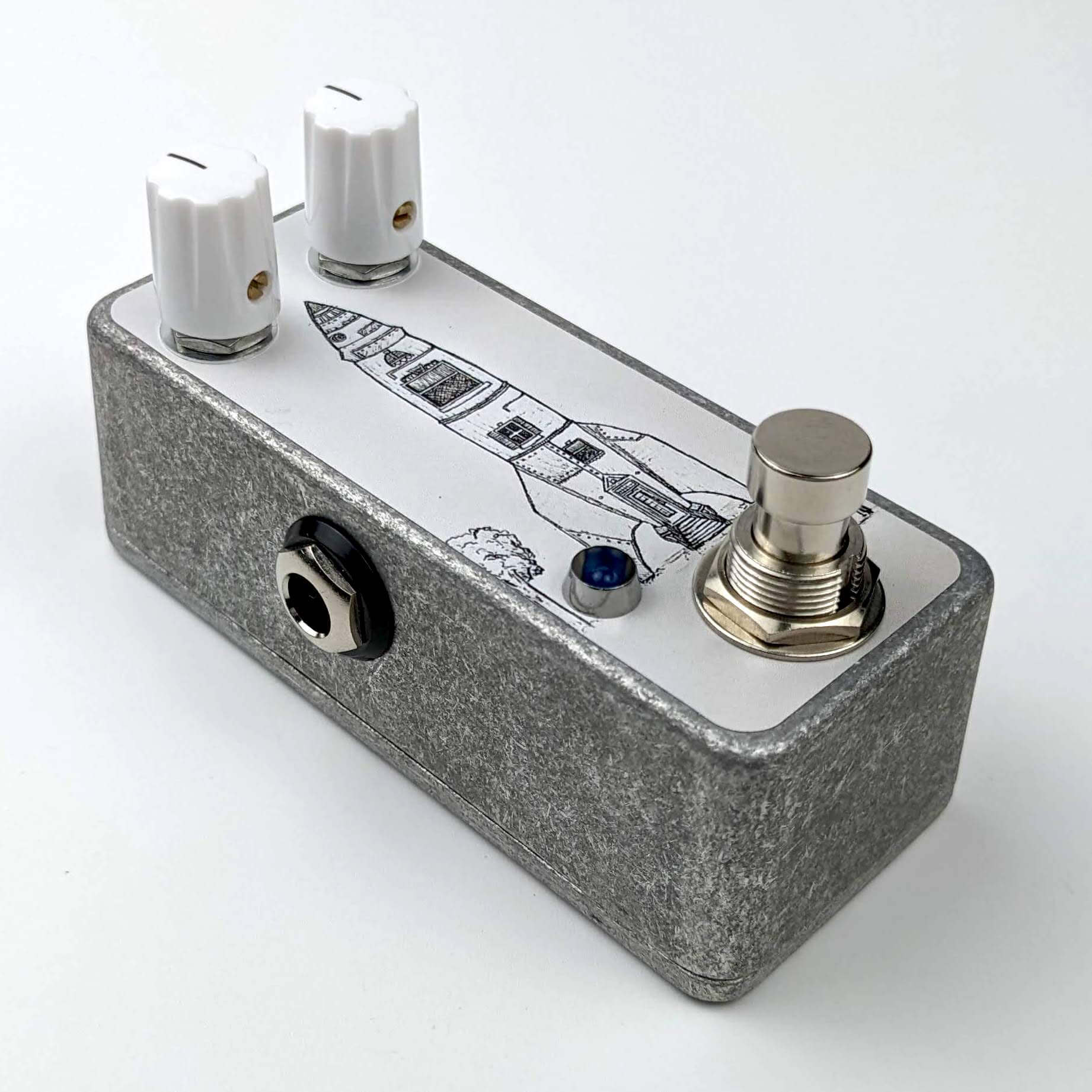 Tiny Fuzz: Rocket - Illustrator Series fuzz pedal for guitar or